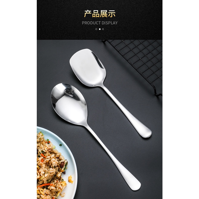 Muỗng Tự Phục Vụ Bằng Thép Không Gỉ Cao Cấp