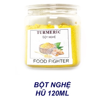Bột nghệ thực phẩm ướp thịt cà ri- Turmeric powder - Hũ 120ml