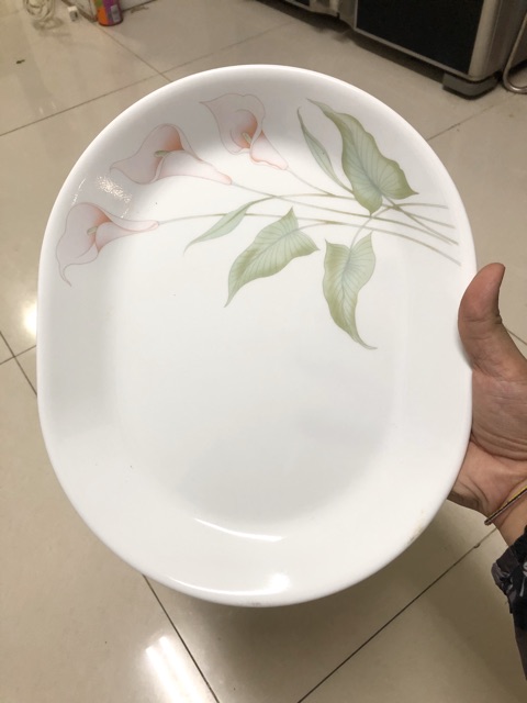 Đĩa Ovan Thủy Tinh Mỹ 32cm Corelle LilyVille 611-LV-LP