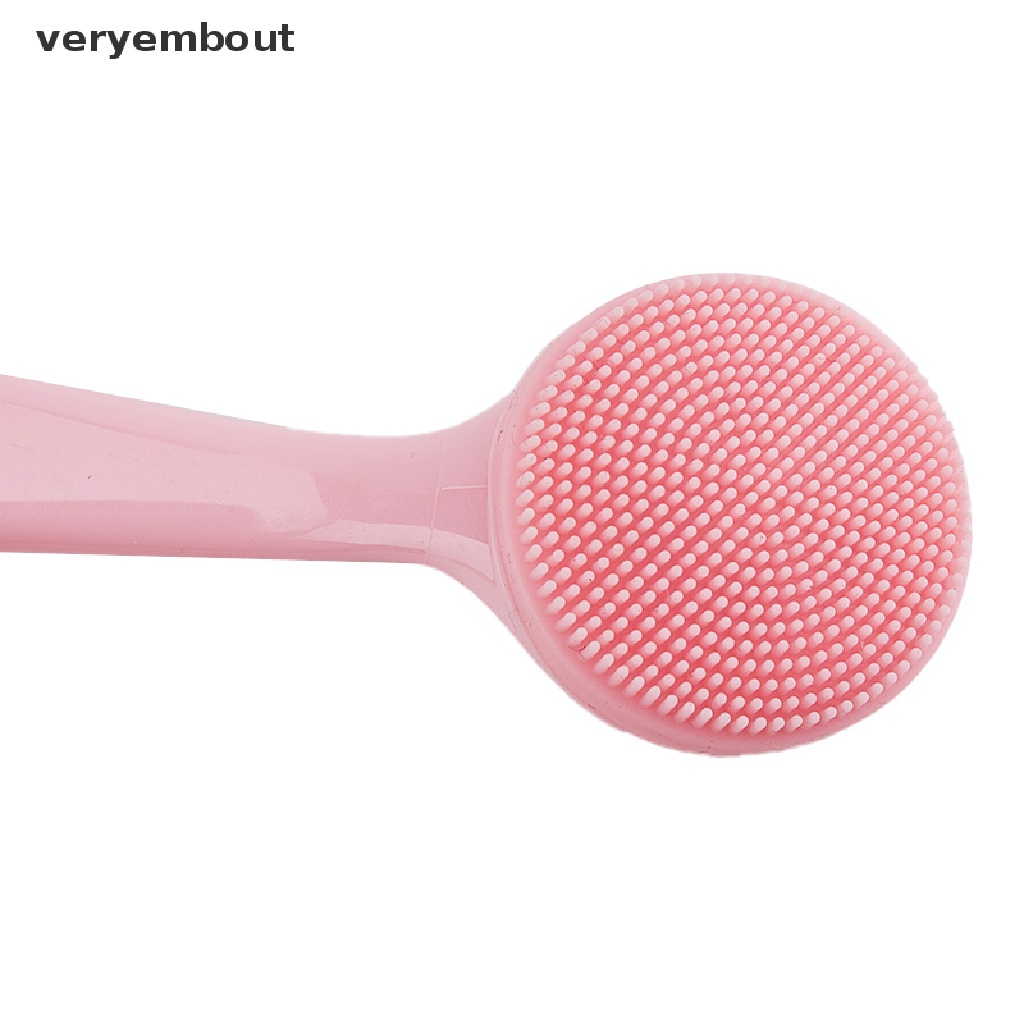 [Hàng mới về] Cọ rửa mặt silicon mềm mát xa da mặt loại bỏ mụn đầu đen