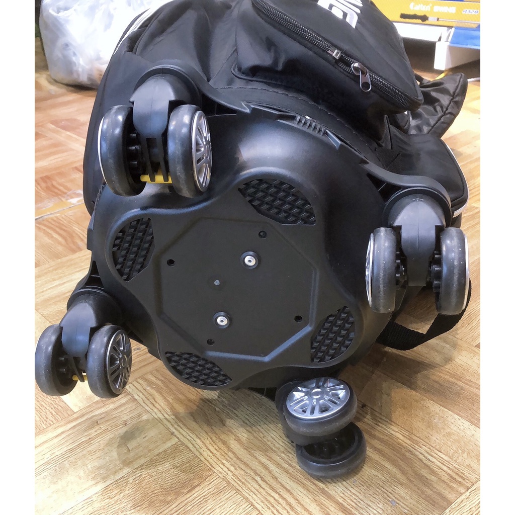 Túi Gậy Ping Nắp Cứng Siêu Nhẹ, Có Bánh Xe Kèm Khóa Số Di Chuyển M áy Bay An Toàn