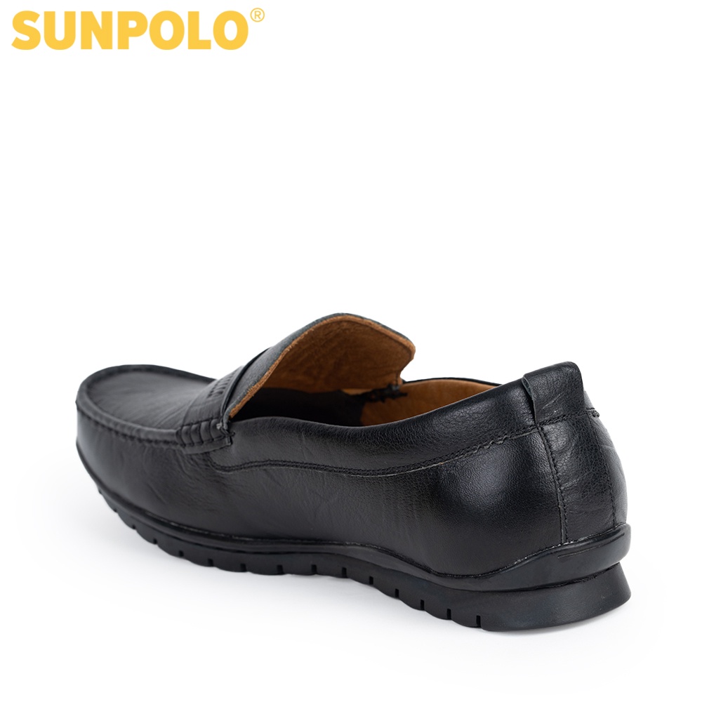 Giày lười nam da bò SUNPOLO CS5077- 2 Phiên bản màu