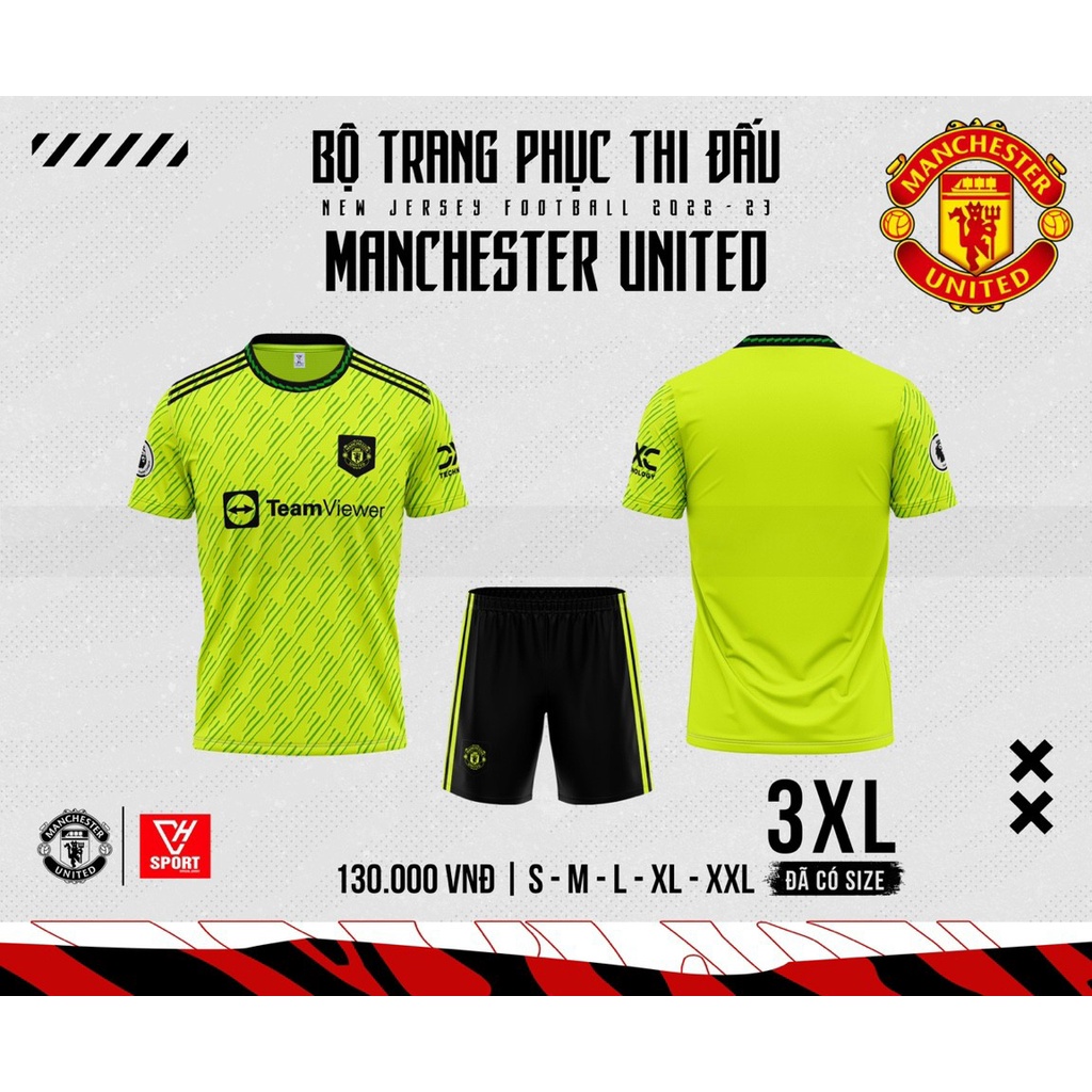 Bộ quần áo bóng đá CLB MU mùa giải 2022 - Quần áo đá banh mới nhất