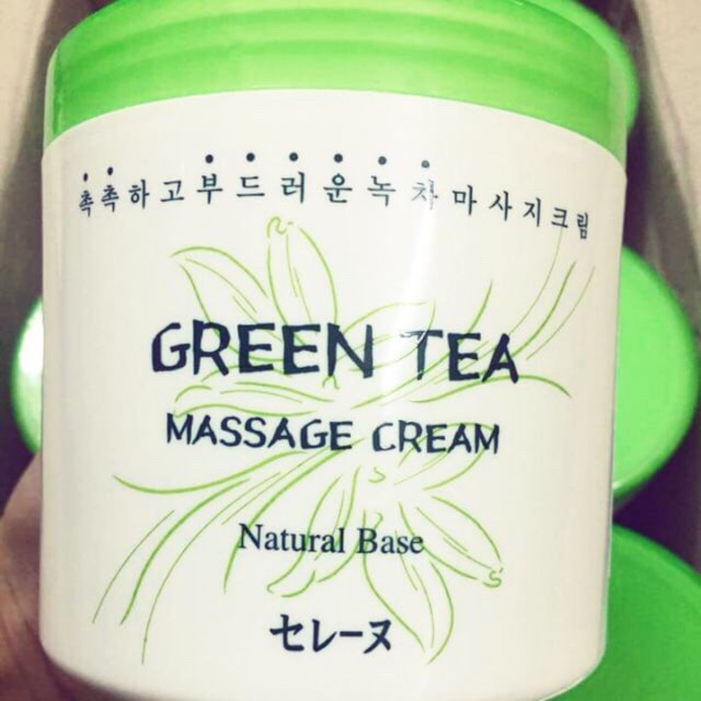 Kem massage trà xanh