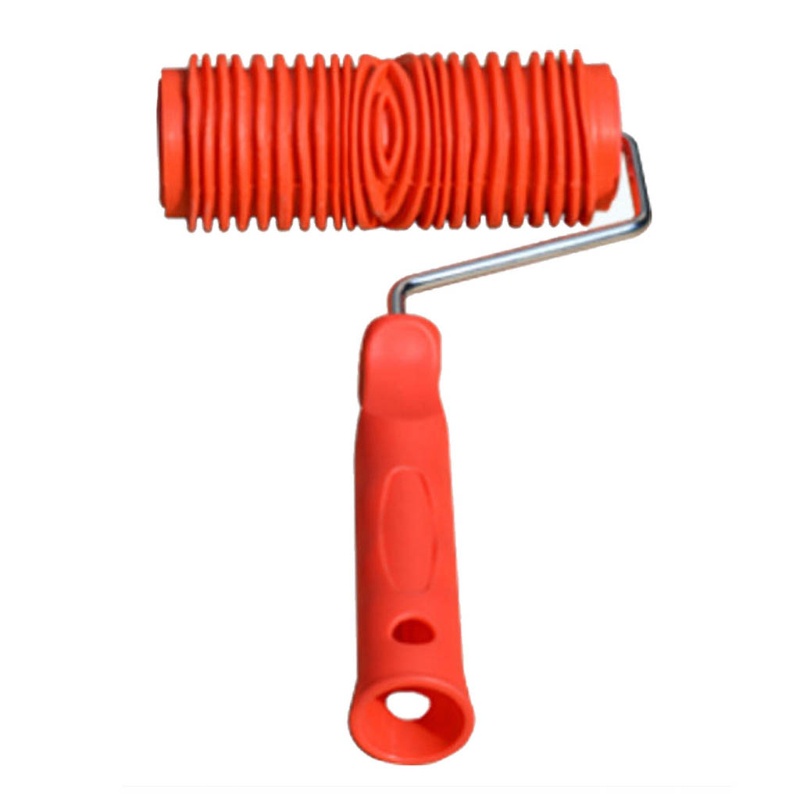 Aoto Dụng Cụ Lăn Sơn Tường Họa Tiết Vân Gỗ Có Tay Cầm DIY