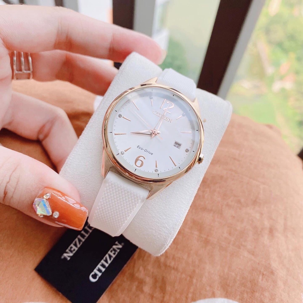 Đồng Hồ Nữ CITIZEN Lady Watch Eco-drive FE6103-00A Chính Hãng Tặng Dây Da Cao Cấp