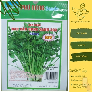 Hạt giống phú nông - rau cần cọng xanh 282 gói 5g - hạt giống - rau ăn lá
