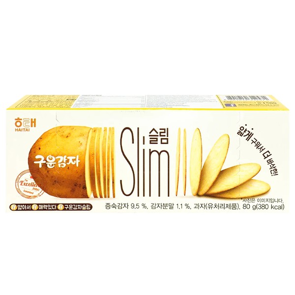 Snack khoai tây Haitai Slim hộp nhỏ 80gr