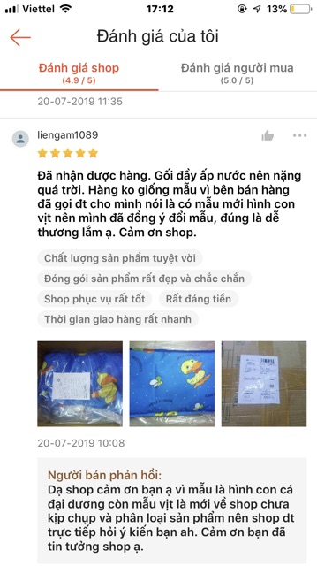 Gối nước người lớn dịu mát, êm đầu