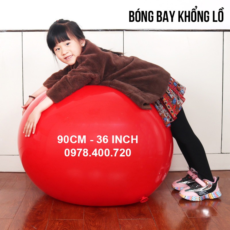 Bóng Bay Size Đại 90cm  Siêu To Khổng Lồ, Bong Bóng Trang Trí, Loại Tròn Siêu Dày Thái Lan