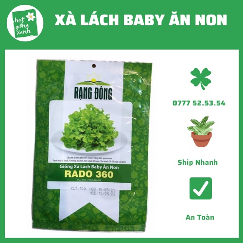 Xà Lách Ăn Non Baby (10g)
