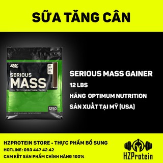 SERIOUS MASS 12lb (5,4KG) - SỮA TĂNG CÂN BỔ SUNG VITAMIN KHOÁNG CHẤT
