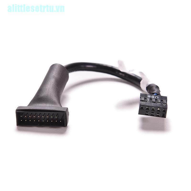 Bo Mạch Chủ Chuyển Đổi USB 2.0 9Pin Female Sang 20Pin USB 3.0 Male
