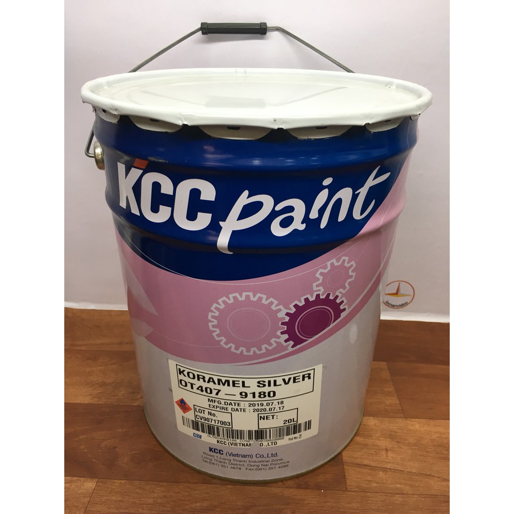 SƠN CHỊU NHIỆT KCC KORAMEL SILVER OT407-9180 200 độ C-20L