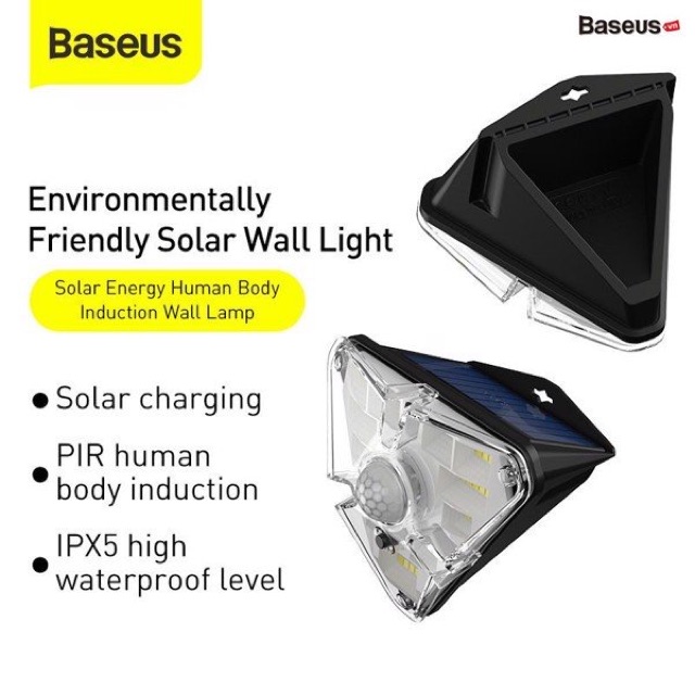 Đèn năng lượng mặt trời - cảm ứng chuyển động Baseus Solar Energy Collection Series