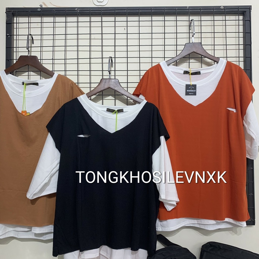 SET GILE TẶNG ÁO PHÔNG TAY LỠ ULZZANG HOT