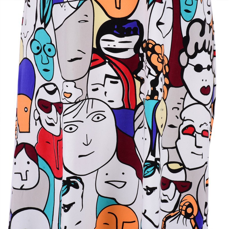 Đầm suông dáng dài tay lỡ in họa tiết độc đáo cho nữ | BigBuy360 - bigbuy360.vn