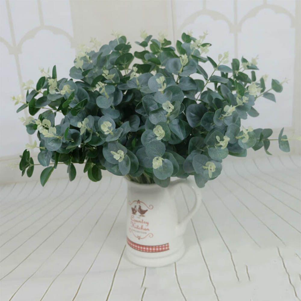 Lá Xanh Nhân Tạo Bằng Nhựa Dùng Trang Trí Vườn DIY