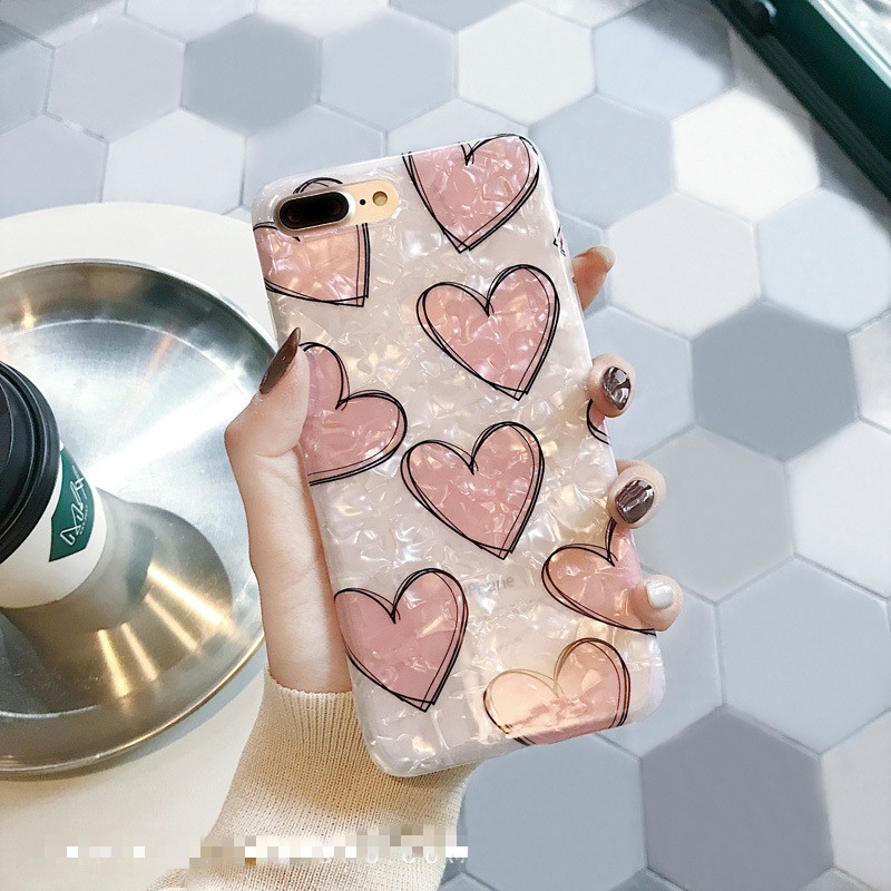 Ốp Điện Thoại Mềm Hình Trái Tim Đơn Giản Cho Iphone Xs Max 7plus / 8 6s 11pro | BigBuy360 - bigbuy360.vn