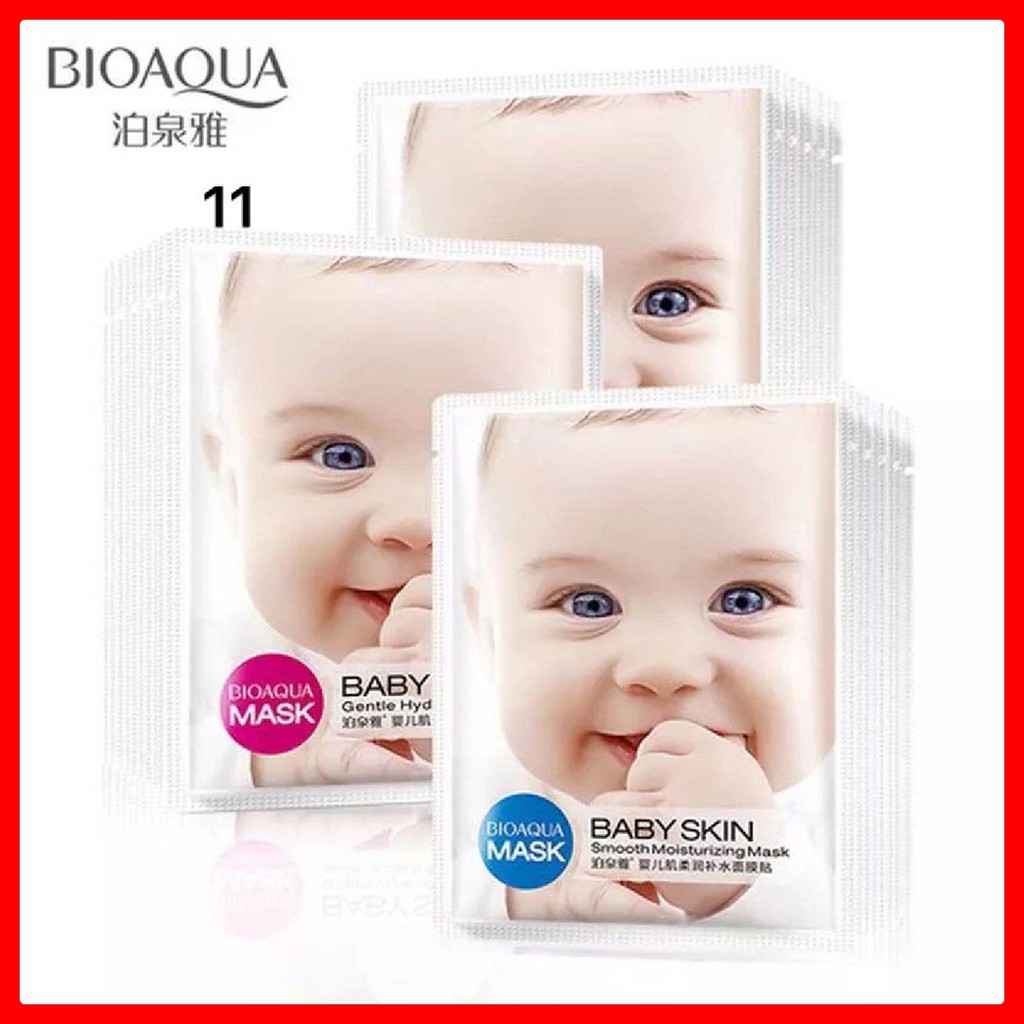 Mặt nạ dưỡng ẩm mềm mịn da Bioaqua Baby Skin Mask Em Bé