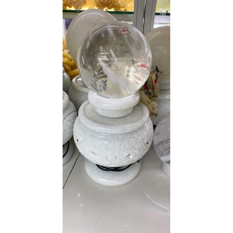 bi đèn thuỷ tinh núi lửa đủ màu size lớn 10kg