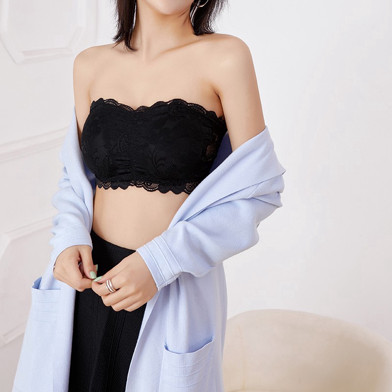 Sexy Model Without Straps With Foam Bra Bra Model Tube Top Material Lace | BigBuy360 - bigbuy360.vn
