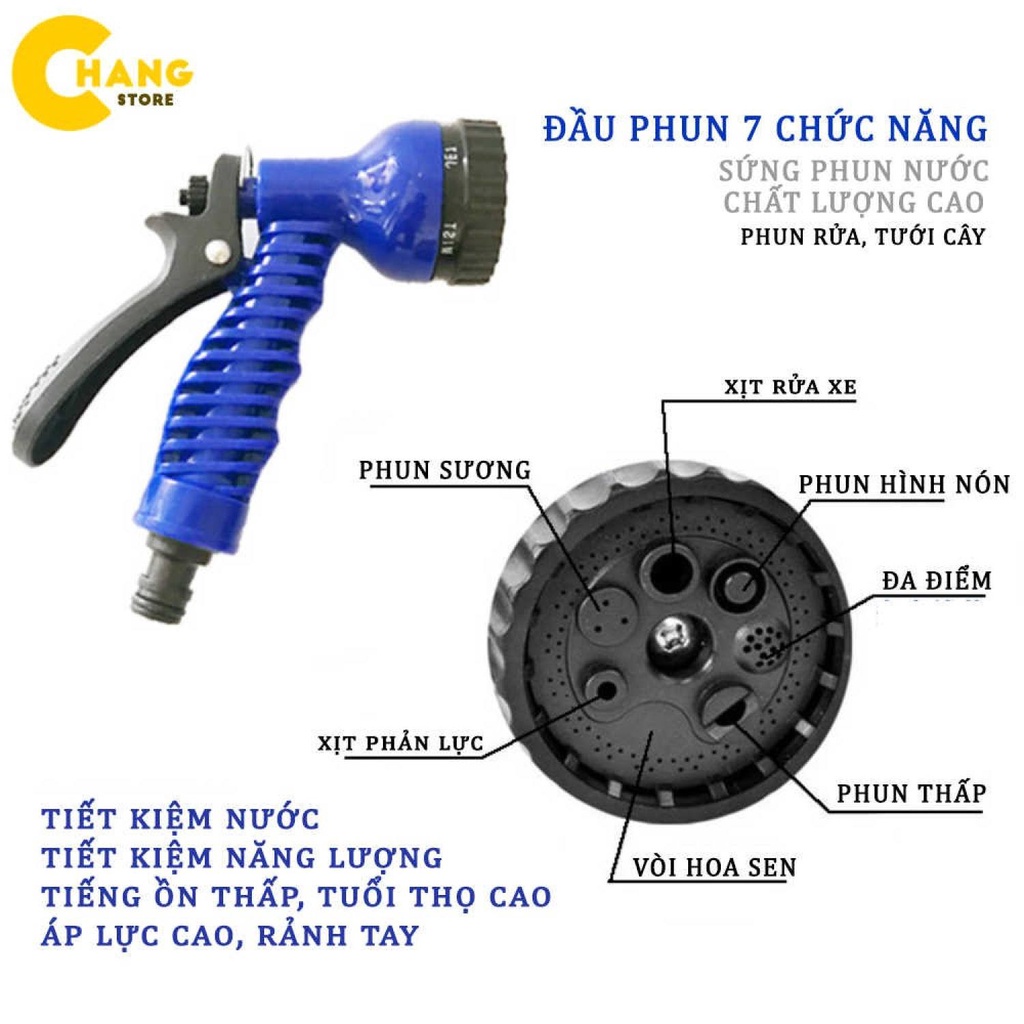 Vòi Xịt Giãn Nở, vòi dẫn nước Thông Minh 30m