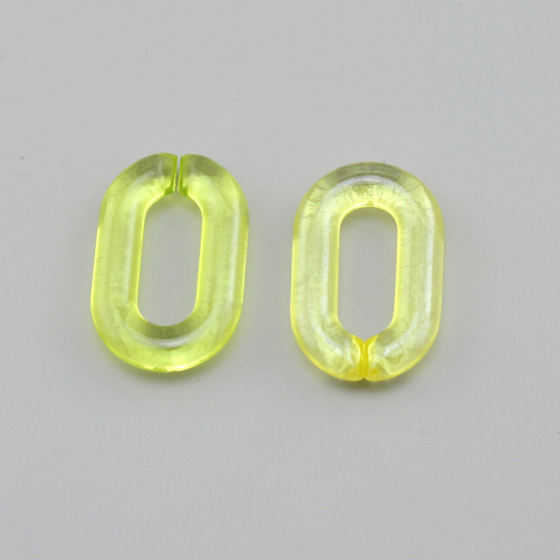 Set 20 Phụ Kiện Hình Chữ U Bằng Nhựa Acrylic Trong Suốt Dùng Để Tự Làm Túi Xách