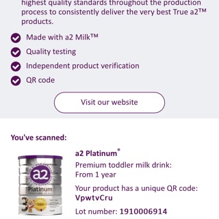 Sữa A2 Platinum số 3 900gr (hàng air)