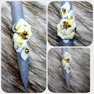 hoa bột nail - hoa rơi - vip nail