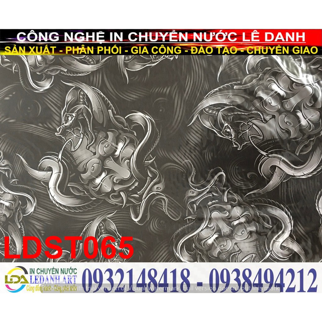 Chọn mẫu phim nhúng chuyển nước cao cấp trang trí đồ vật bằng nhựa, gỗ, kim loại, gốm sứ,...