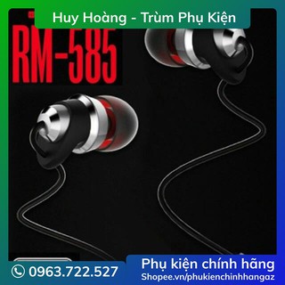 TAI NGHE IN EAR THÔNG MINH REMAX RM  585 - Âm thanh cực Hay - - Tai nghe  Nhét tai Remax cao cấp