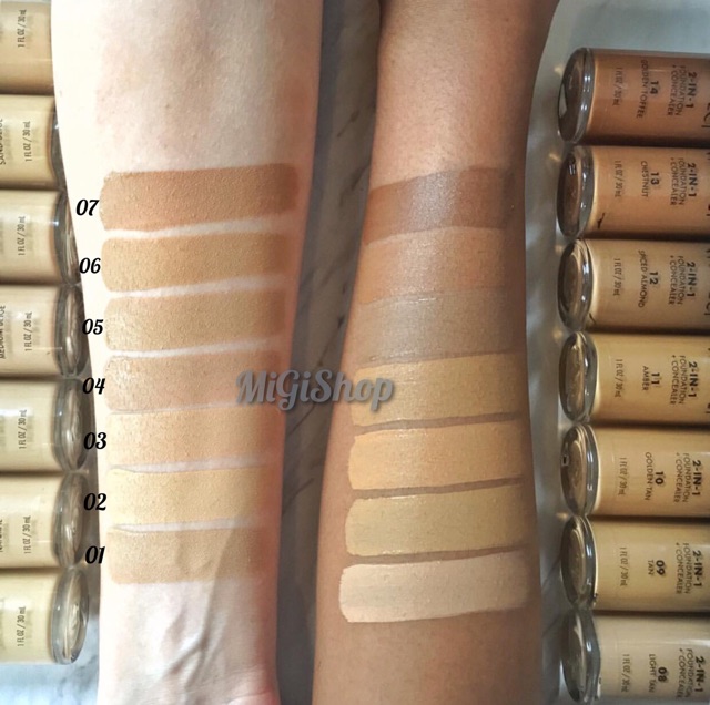 [Hàng Mỹ] Kem Nền Che Khuyết Điểm MILANI 2 In 1 Foundation + Concealer 30ml | BigBuy360 - bigbuy360.vn