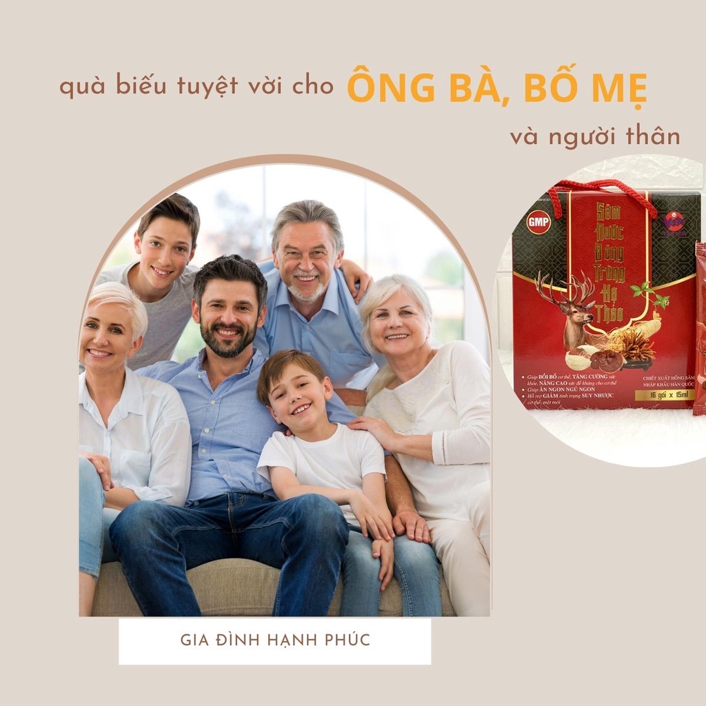 Sâm nước đông trùng hạ thảo,bồi bổ cơ thể, nâng cao sức khỏe