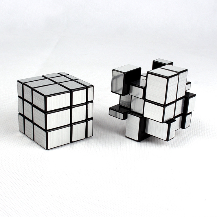 Khối rubik mượt mà mặt gương 3x3x3 hỗ trợ giáo dục cho bé