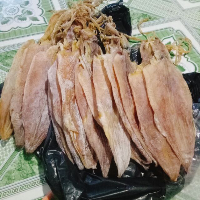Khô mực câu Nghệ An size 16-18 con/kg -  nướng cồn, than hoa chuẩn ngon, thân dày mình, phơi khô tự nhiên