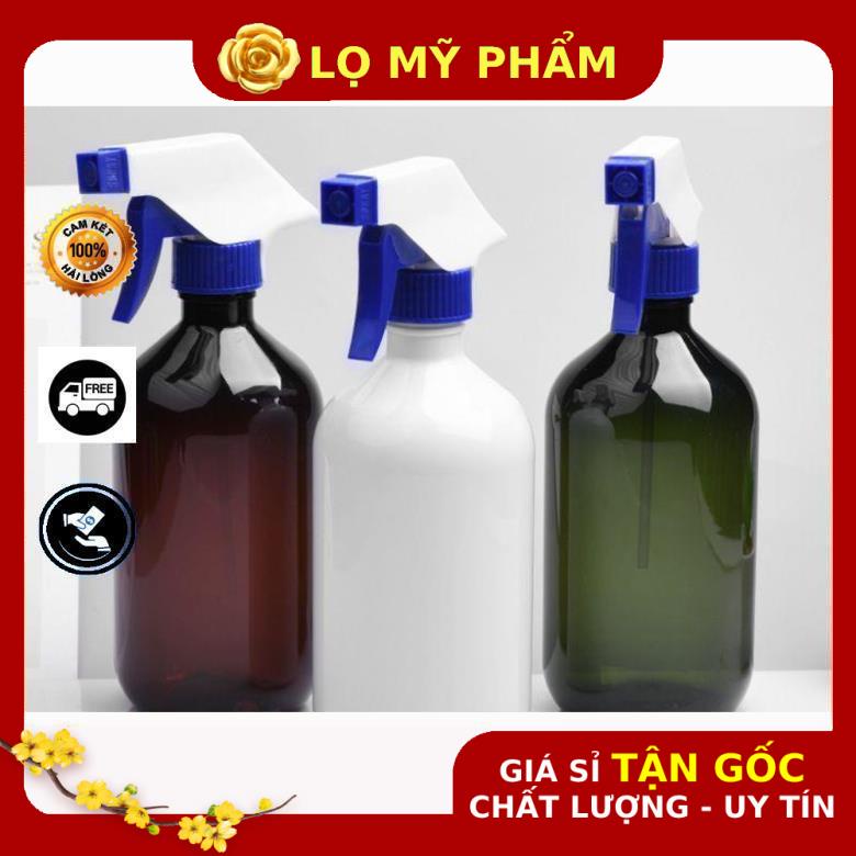 Chai Xịt Phun Sương ❤ GIÁ TỐT NHẤT ❤ [500ml] Chai nhựa pet Vòi Xịt Kính rỗng chiết mỹ phẩm , phụ kiện du lịch