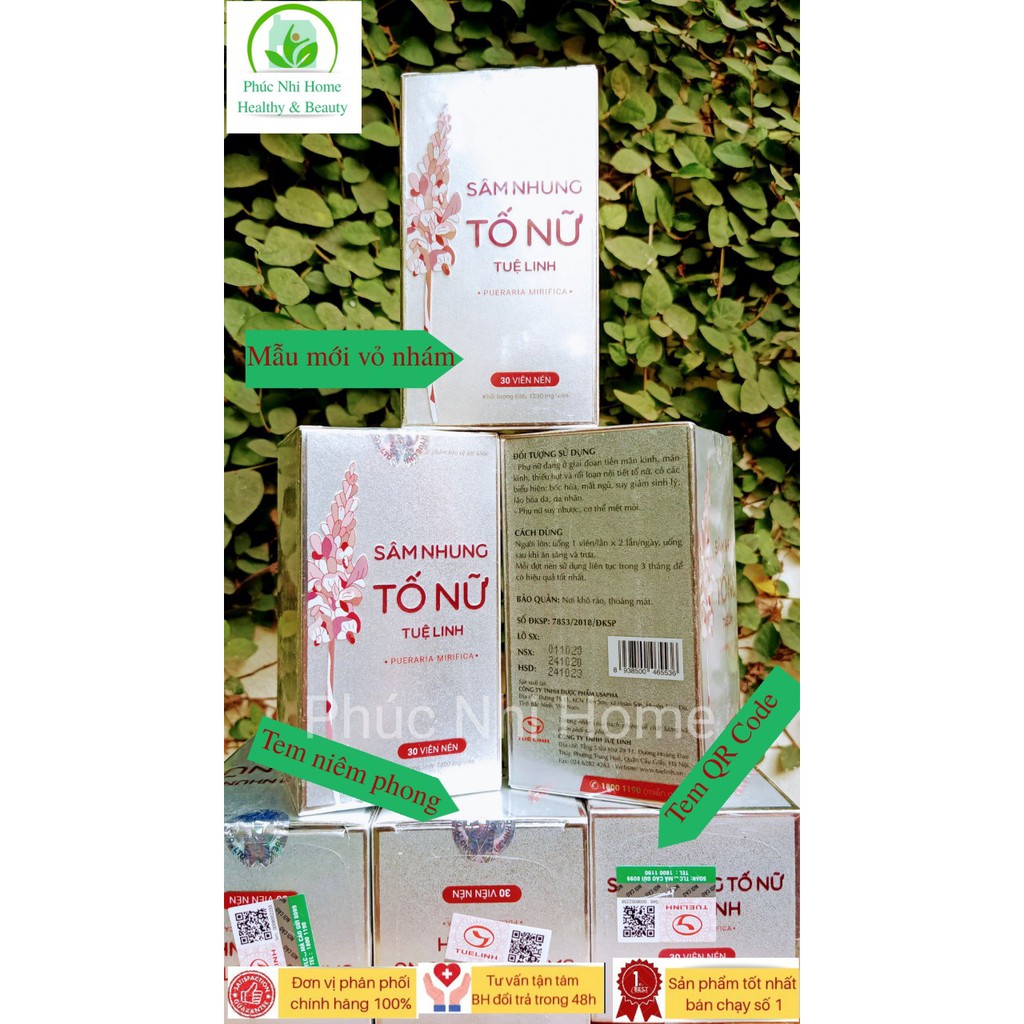 Sâm nhung tố nữ Tuệ Linh lọ 30 viên chính hãng mẫu mới, bổ sung nội tiết tố, duy trì sắc đẹp, sức khoẻ, sinh lý nữ | BigBuy360 - bigbuy360.vn
