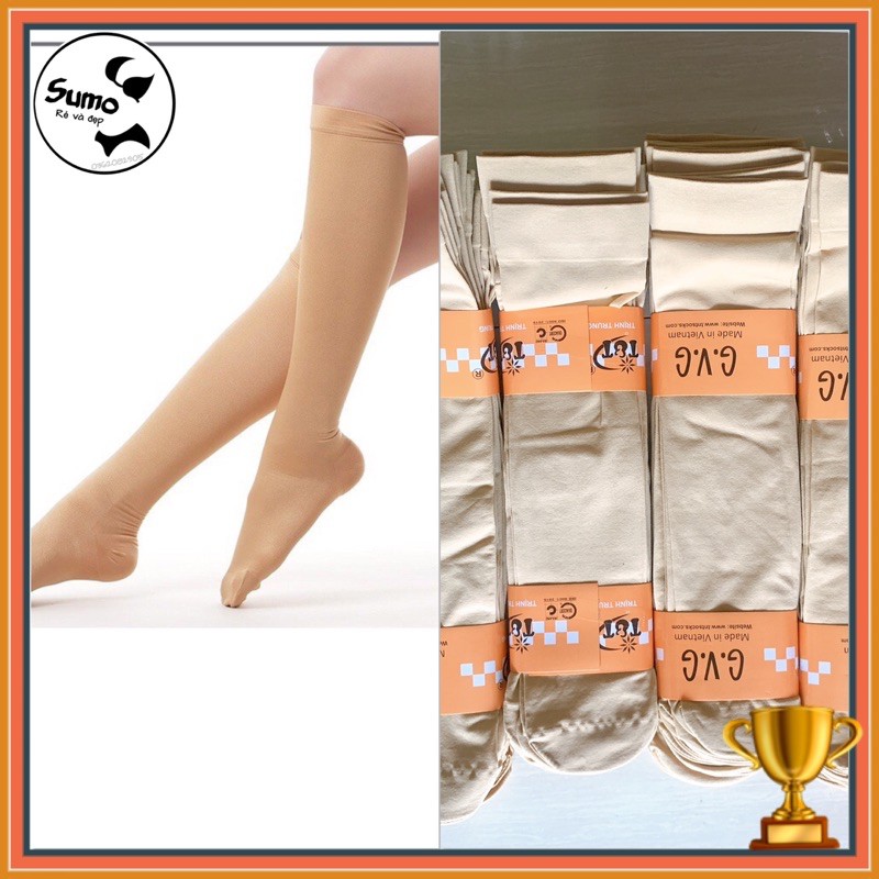 (1 đôi) Tất/vớ da chân dày dặn, dài tới gối, chống nắng, chống tia uv bảo vệ da chân. Tất gối. By SUMO Underwear.