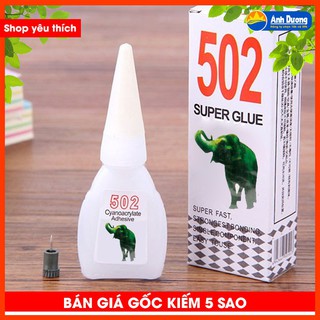 Keo dính con Voi 502 trên mọi chất liệu
