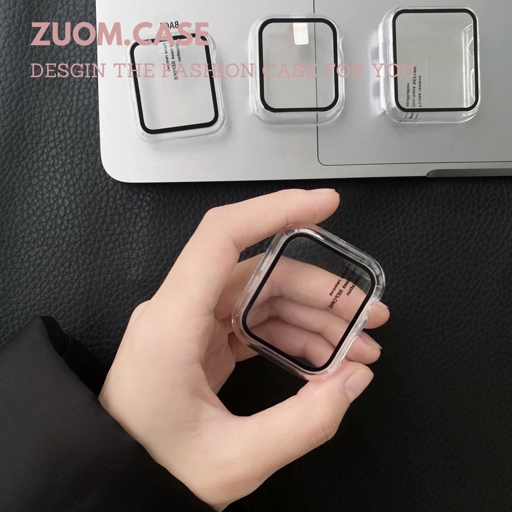 Ốp lưng TRONG SUỐT dành cho Apple Watch size 38mm/40mm/41mm/42mm/44mm/45mm