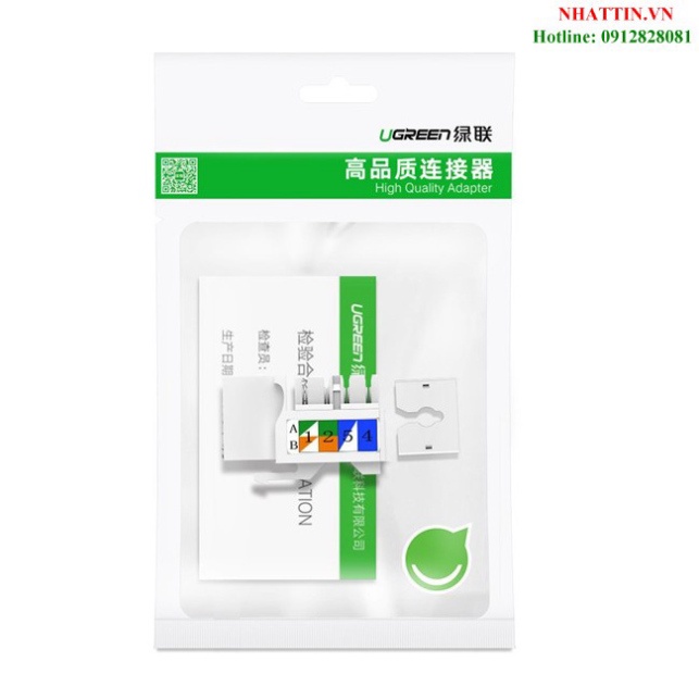 Mặt và hạt mạng âm tường Ugreen 80178, Ugreen 80180 cao cấp  - Phân Phối Chính Hãng