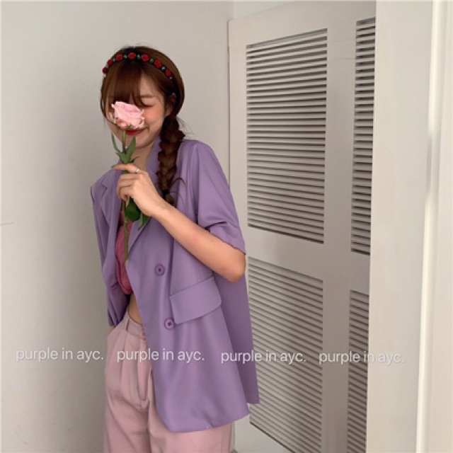 [Sẵn] ÁO KHOÁC BLAZERS VEST NGẮN TAY HÀN QUỐC THỜI TRANG DỄ PHỐI ĐỒ 7 MÀU - ÁO VEST TRƠN ULAZZANG | BigBuy360 - bigbuy360.vn