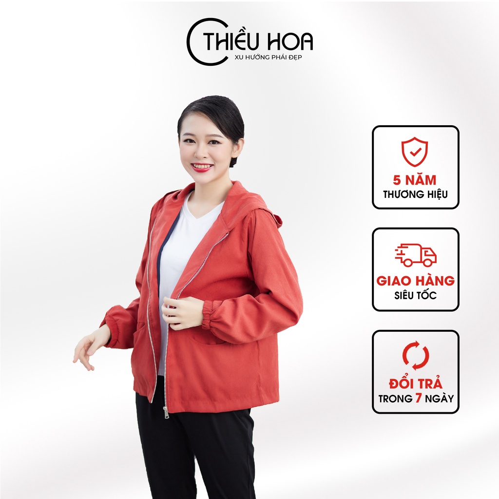 Áo Khoác Kaki 2 Lớp Thiều Hoa N0350