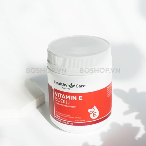 Viên Uống Bổ Sung Vitamin E Healthy Care Vitamin E 500IU Hộp 200 Viên