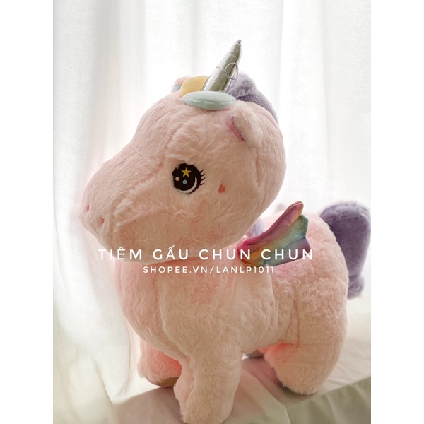 Gấu bông ngựa Pony Unicorn sz to 65-70cm