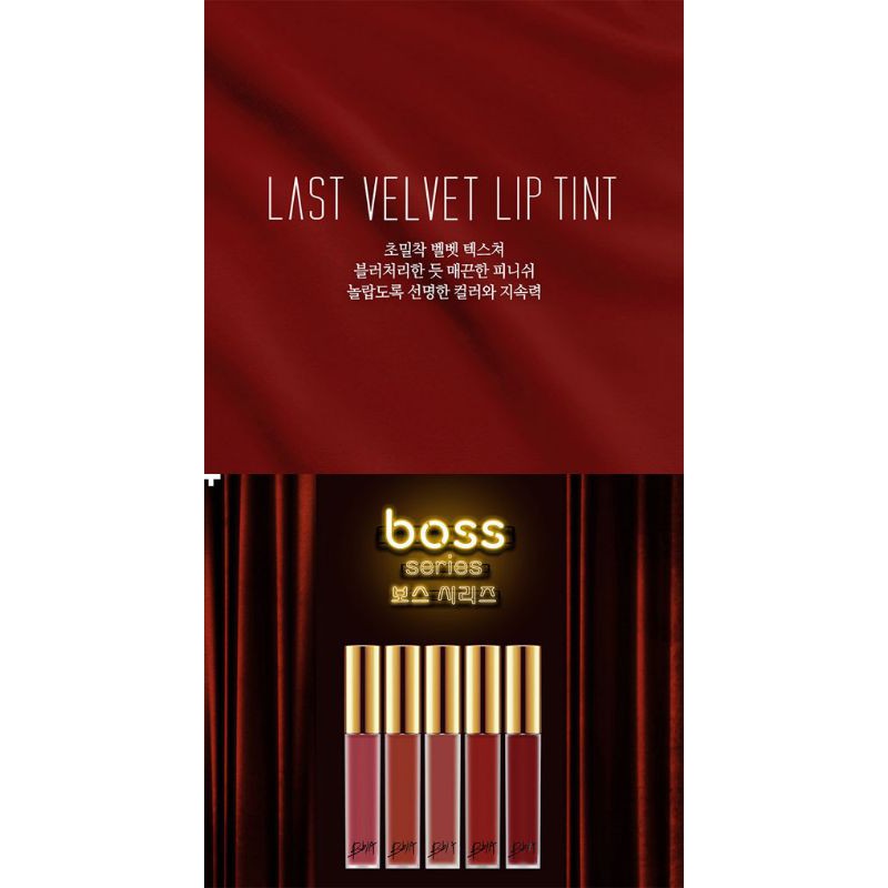 [CHÍNH HÃNG] [SẴN] Son kem lì Bbia Last Velvet Lip Tint Ver.3 màu 11 / 12 / 13 / 14 / 15