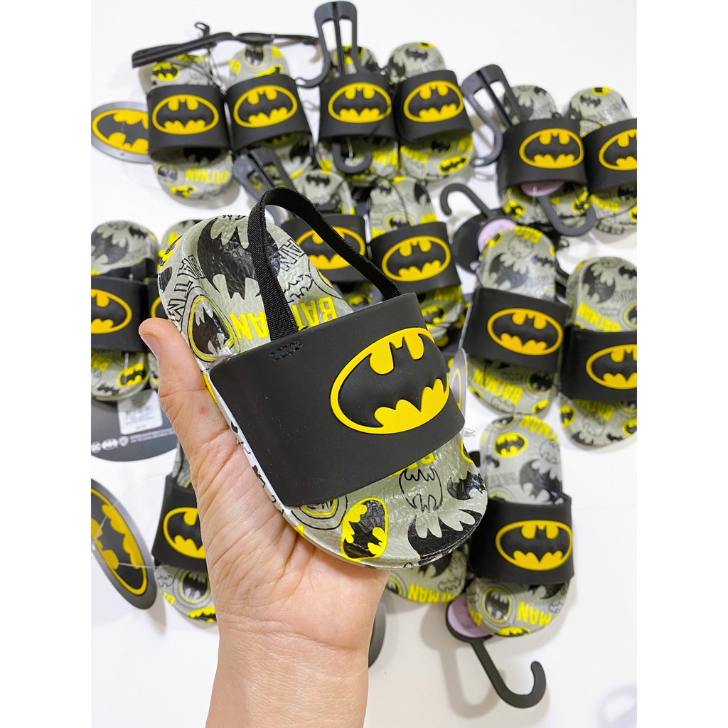 [Mã SKAMCLU7 giảm 10% cho đơn từ 0Đ] Dép Quai Hậu Bé Trai Siêu Nhẹ Batman MoMo House