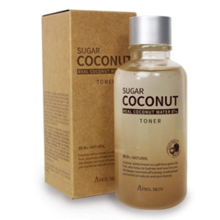 Hàng chính hãng Dung dịch cân bằng ẩm độ  April Skin Sugar Coconut Toner