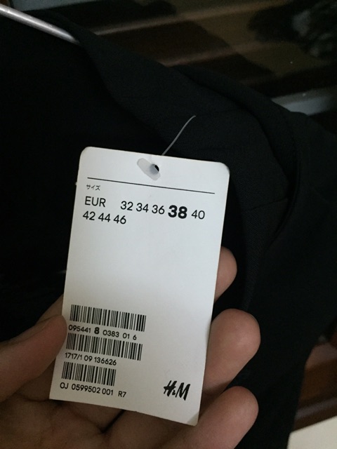 Thanh lý quần Hm auth new tag sz 38